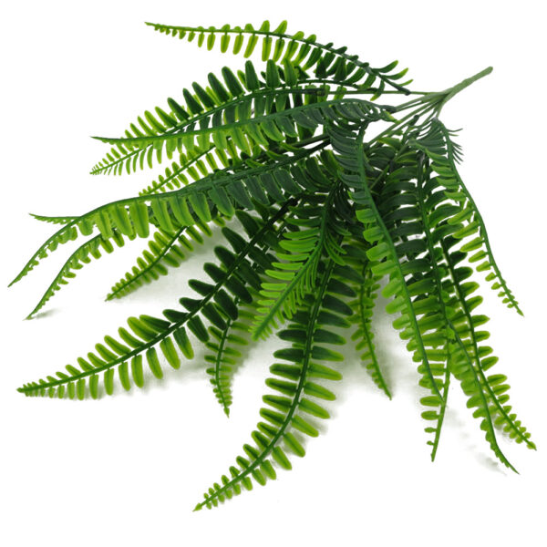 1 branche de fougère artificielle verte