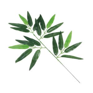 feuilles de bambou artificiel verte