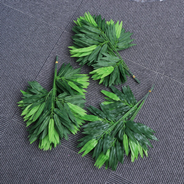 lot de feuilles de bambou artificielle