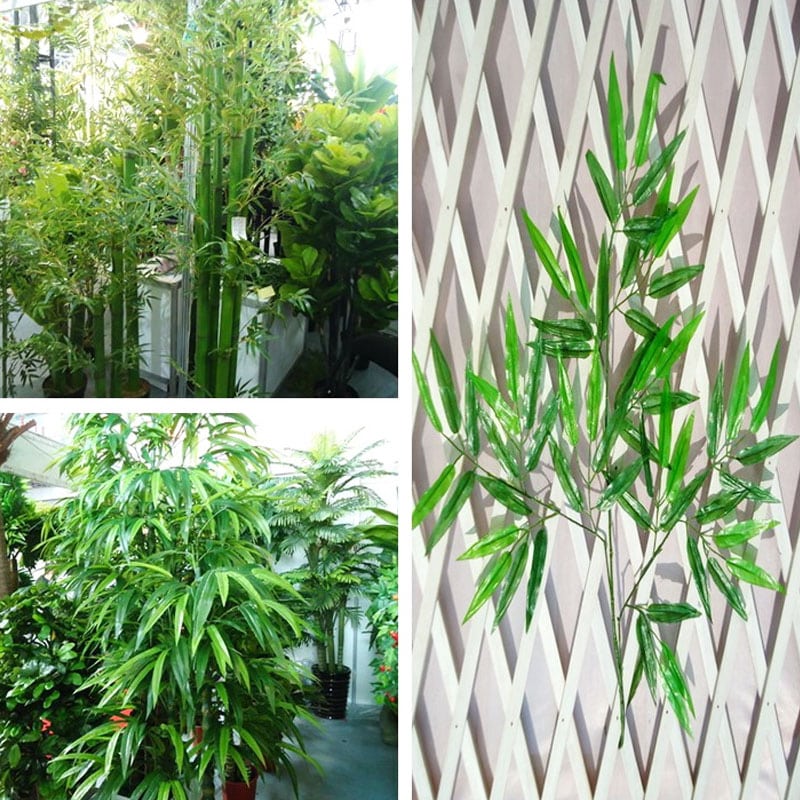 assortiment de bambou artificiel