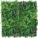 Mur de plante articielle verte en carré